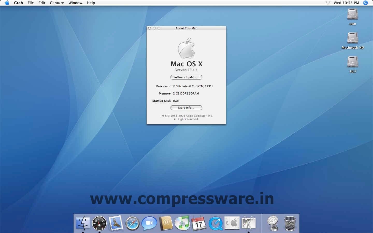 Mac OS X Tiger 10.4 ISO/DMG File Direct Download (1.8GB)